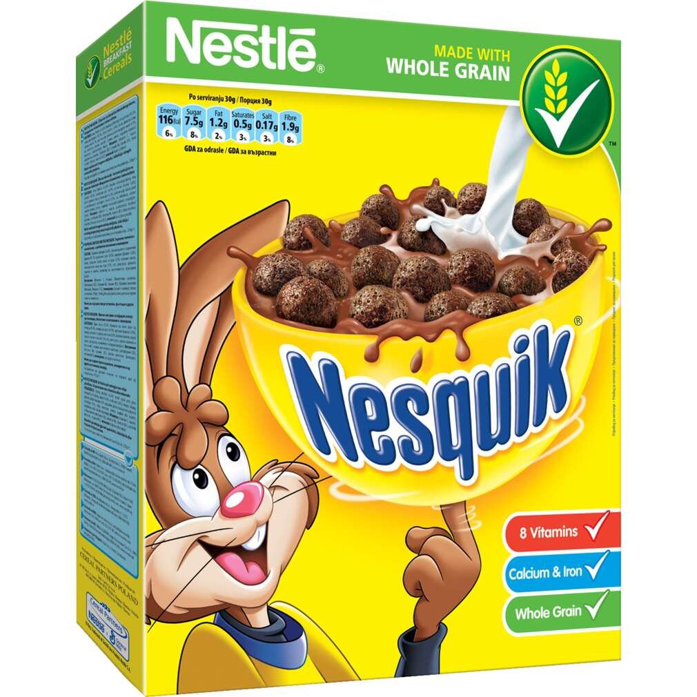 Зърнена закуска различни видове Nestle