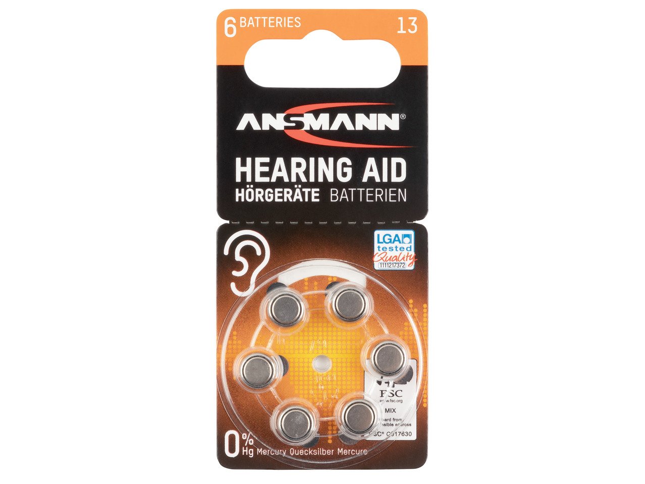 Ansmann® Батерии за слухов апарат