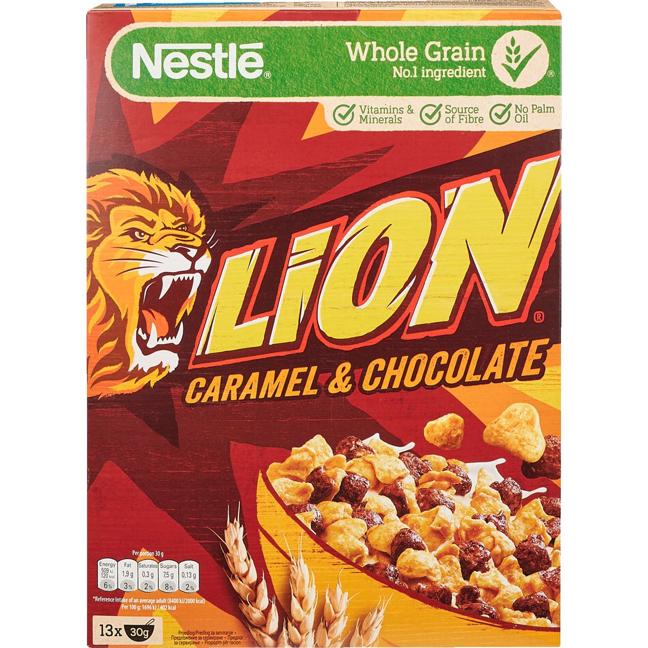 Зърнена закуска Nestle Lion