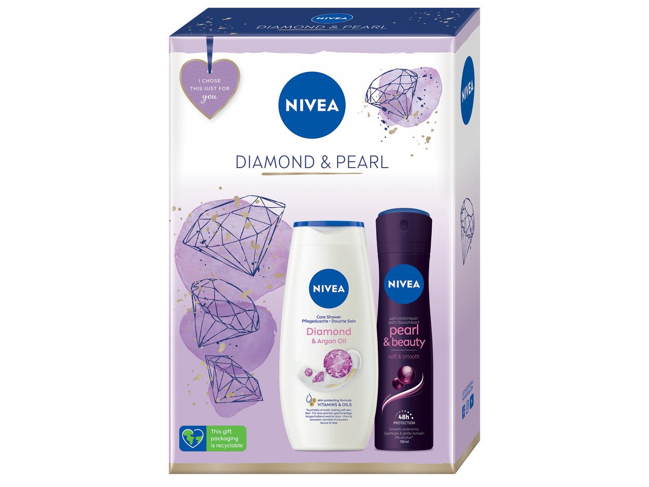 Nivea Diamond & Pearl Козметичен комплект