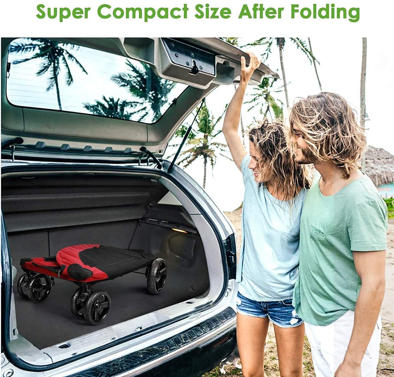 Транспортна количка за домашен любимец Amzdeal Pet Stroller Ремарке