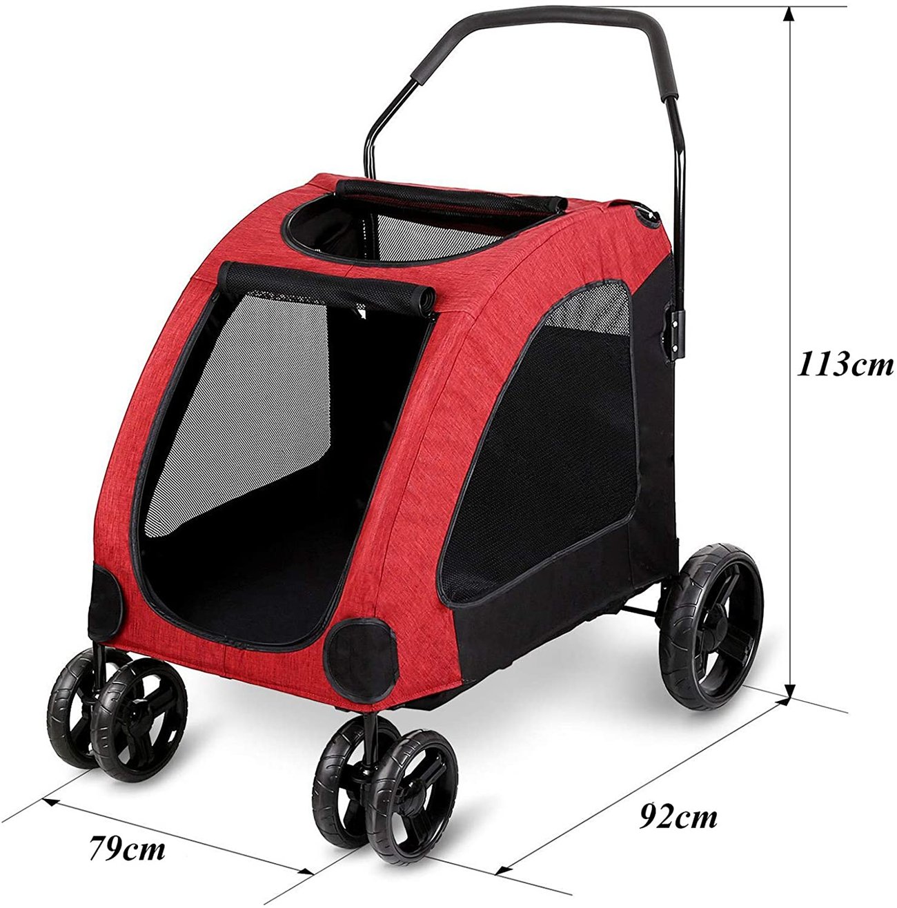 Транспортна количка за домашен любимец Amzdeal Pet Stroller Ремарке