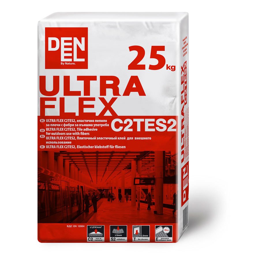ЕЛАСТИЧНО ЛЕПИЛО ЗА ПЛОЧКИ DENEL ULTRA FLEX | Практикер | Oferta.bg