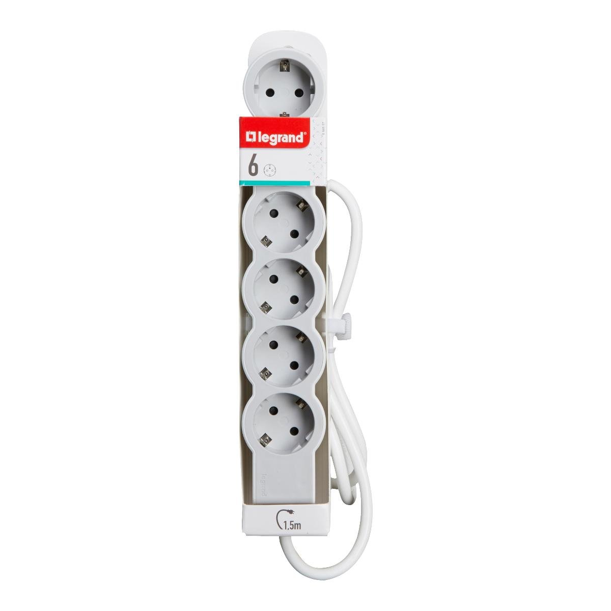 РАЗКЛОНИТЕЛ 6 ГНЕЗДА 1.5М БЯЛ LEGRAND | Mr Bricolage | Oferta.bg
