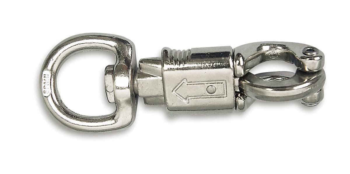 КАРАБИНЕР С ПРЕДПАЗИТЕЛ И ВИРБЕЛ 30ММ | Mr Bricolage | Oferta.bg