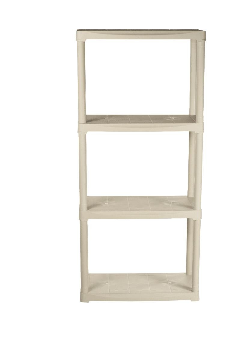 СТЕЛАЖ PVC 60Х30Х133СМ 4Х20КГ БЯЛ | Mr Bricolage | Oferta.bg