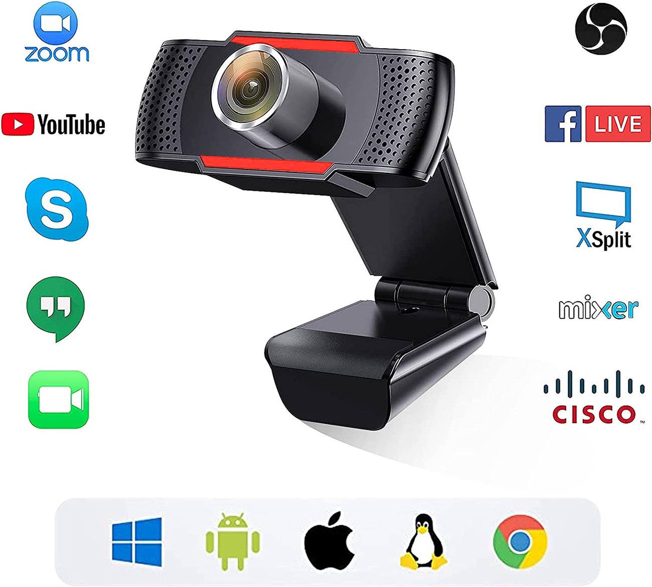 Камера Canvint ‎WK11  Digital Camera 1080P Full HD Streaming Plug