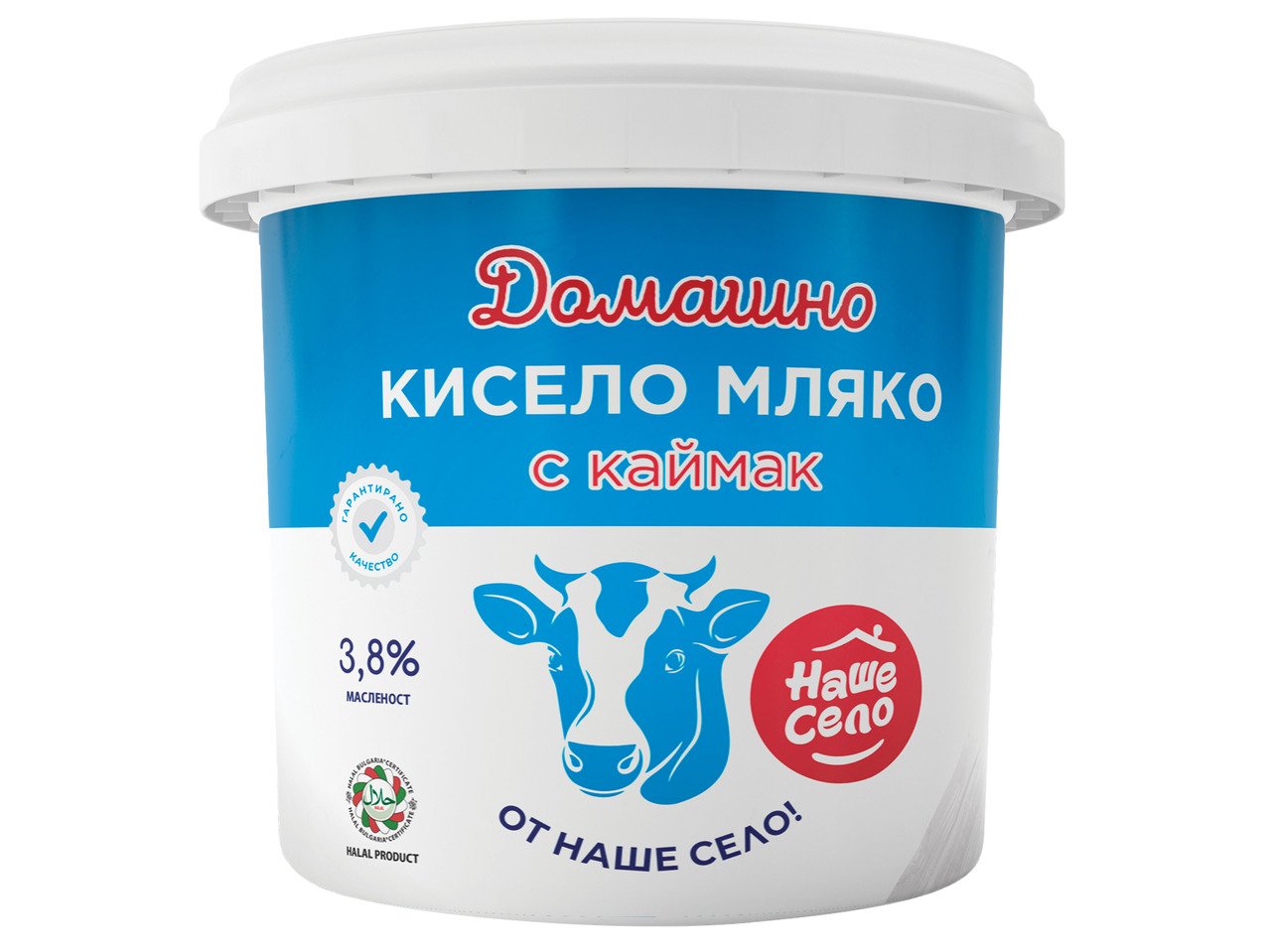 Наше село Кисело мляко с каймак | Лидл | Oferta.bg