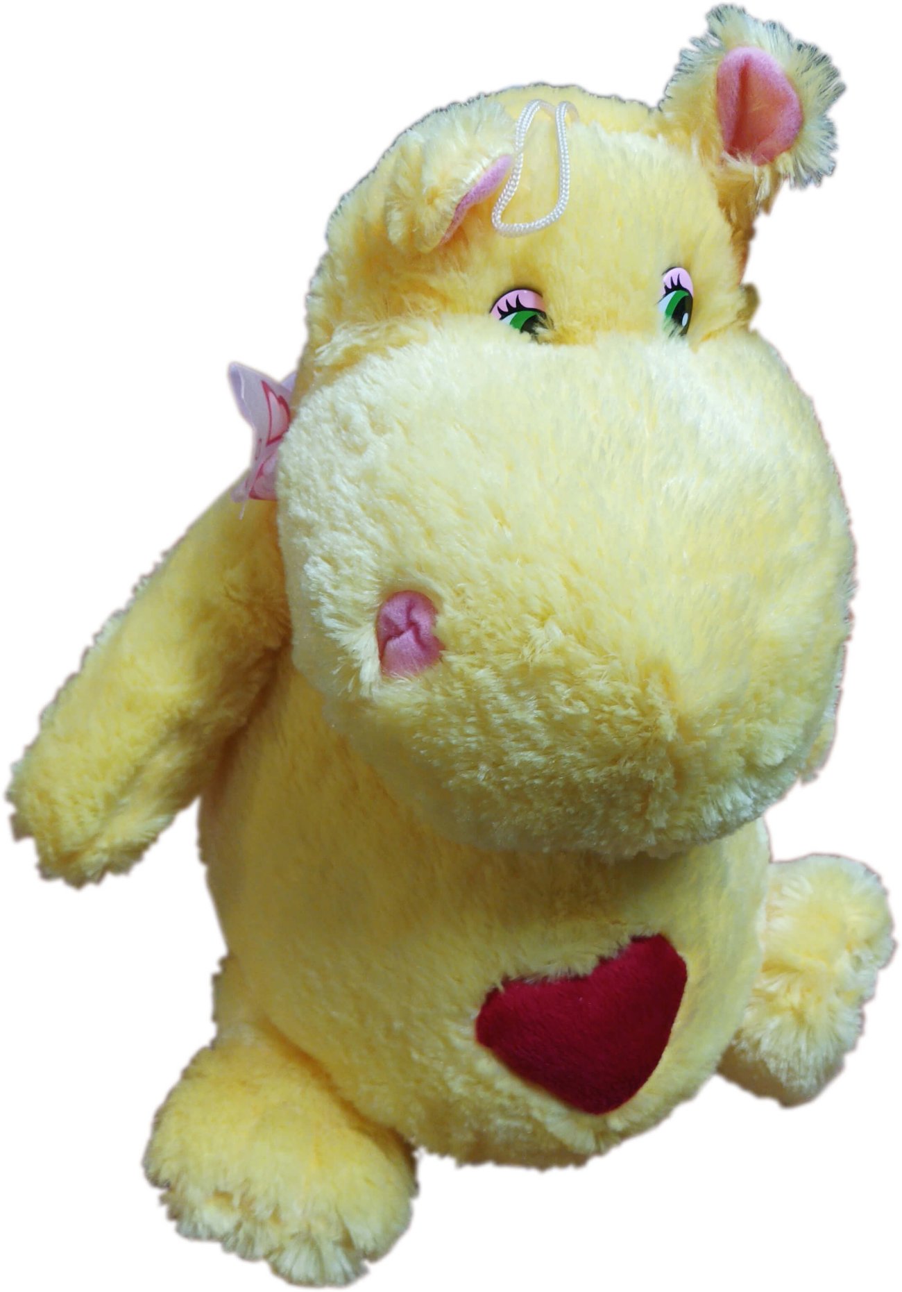 Хипопотам със сърце 40см., плюшена играчка | Kristaltoys | Oferta.bg