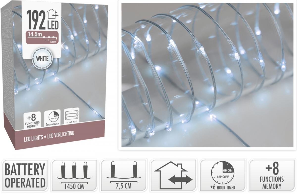 Светлинен маркуч 192 LED IP44, бяла светлина | HomeMax | Oferta.bg