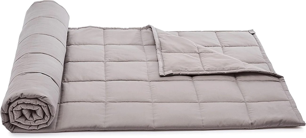 Одеяло с тежести 5.4 кг Amazon Basics SU001 150х200см Юрган тежко Утежнено одеяло Антистрес двойна завивка  
