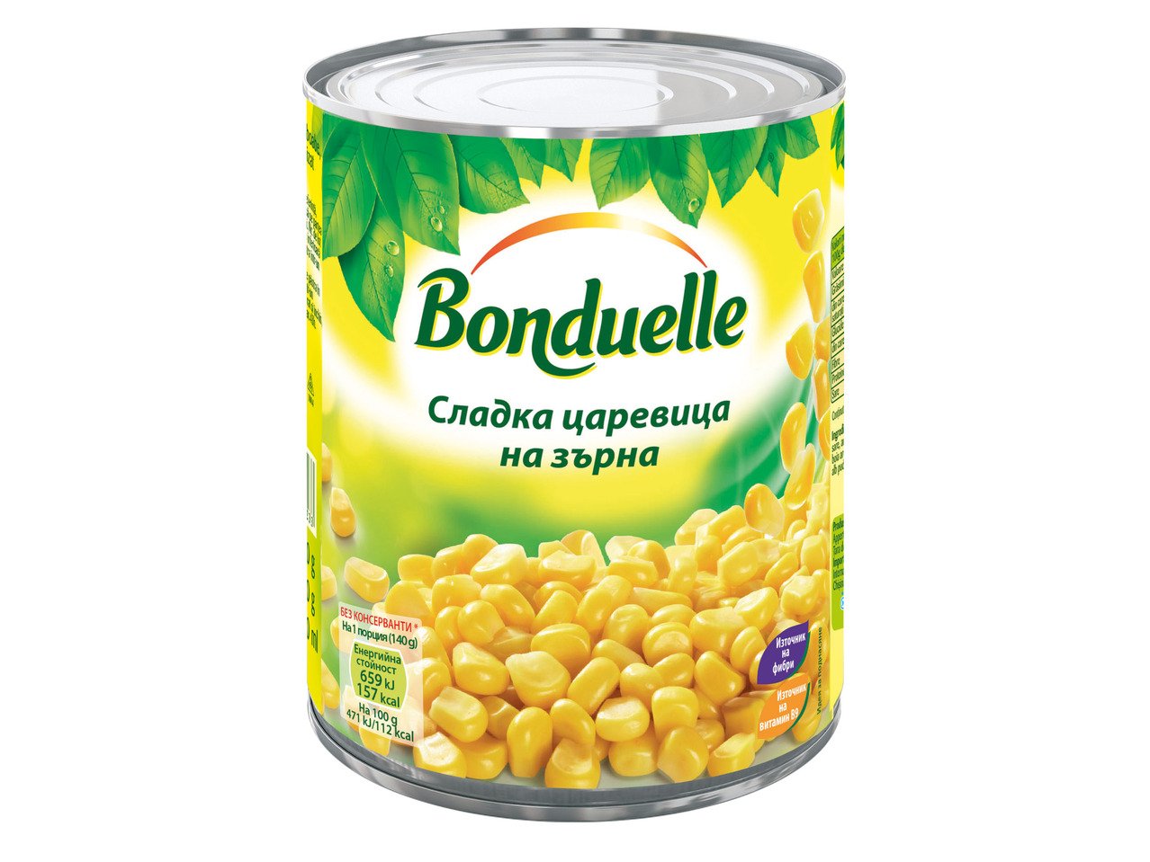 BONDUELLE Сладка царевица, червен фасул или зелен грах