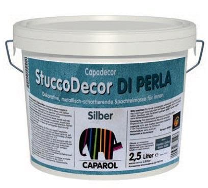 Декоративна шпакловка Stucco DI PERLA 1.25л, сребро