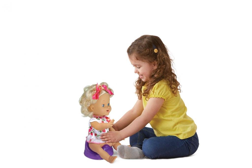 Интерактивна Кукла бебе Зоуи VTech Little Love Zoë отива на гърне