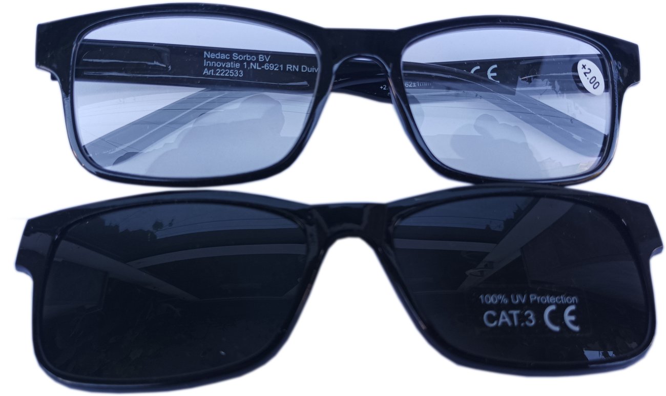 Диоптрични очила с отделен слънчев протектор 162643