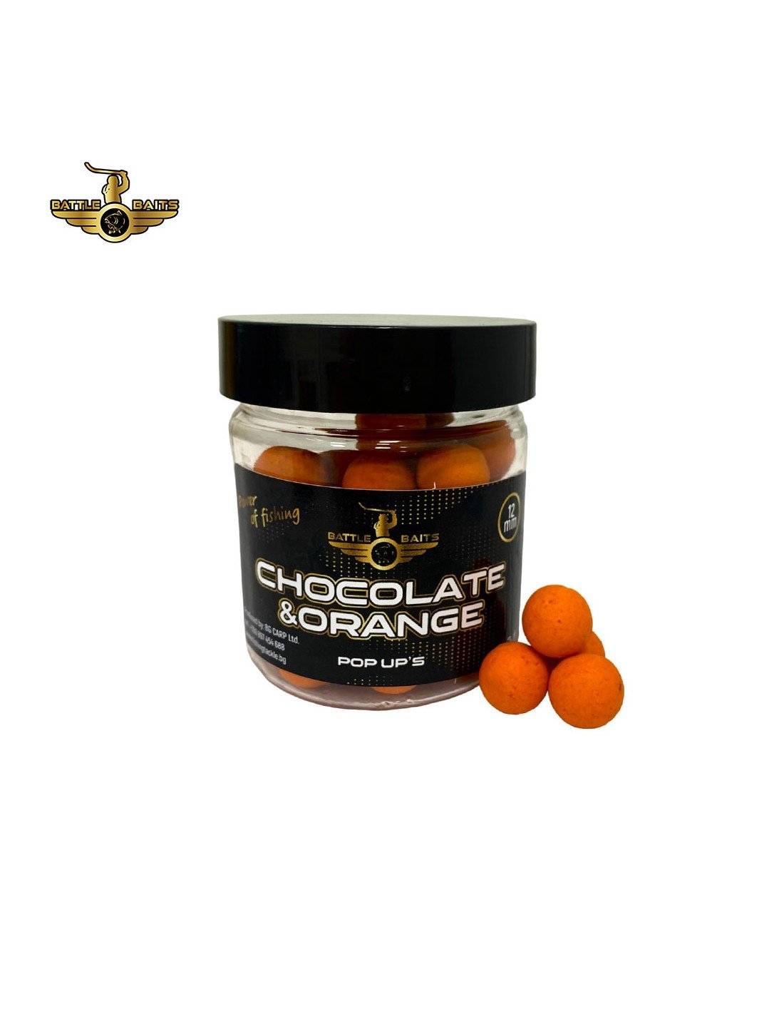 BATTLE BAITS Chocolate & Orange Портокал и шоколад 12mm поп ъп топчета