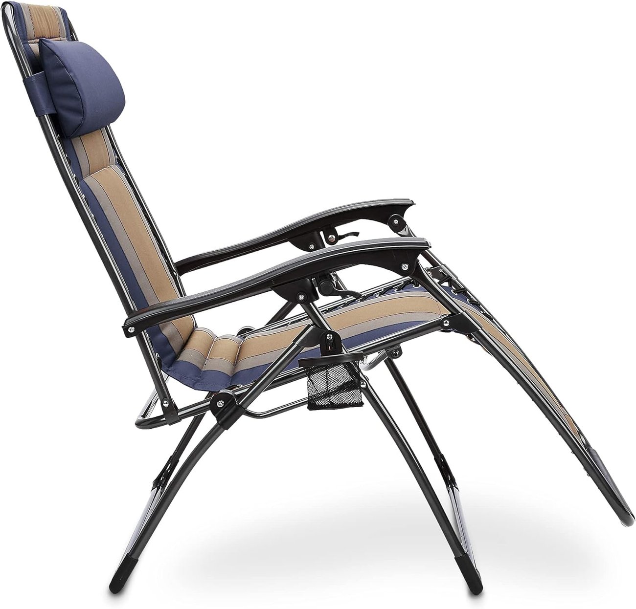 Комплект от 2 броя шезлонг Amazon Basics Blue JC081 Градински шезлонг стол нулева гравитация 