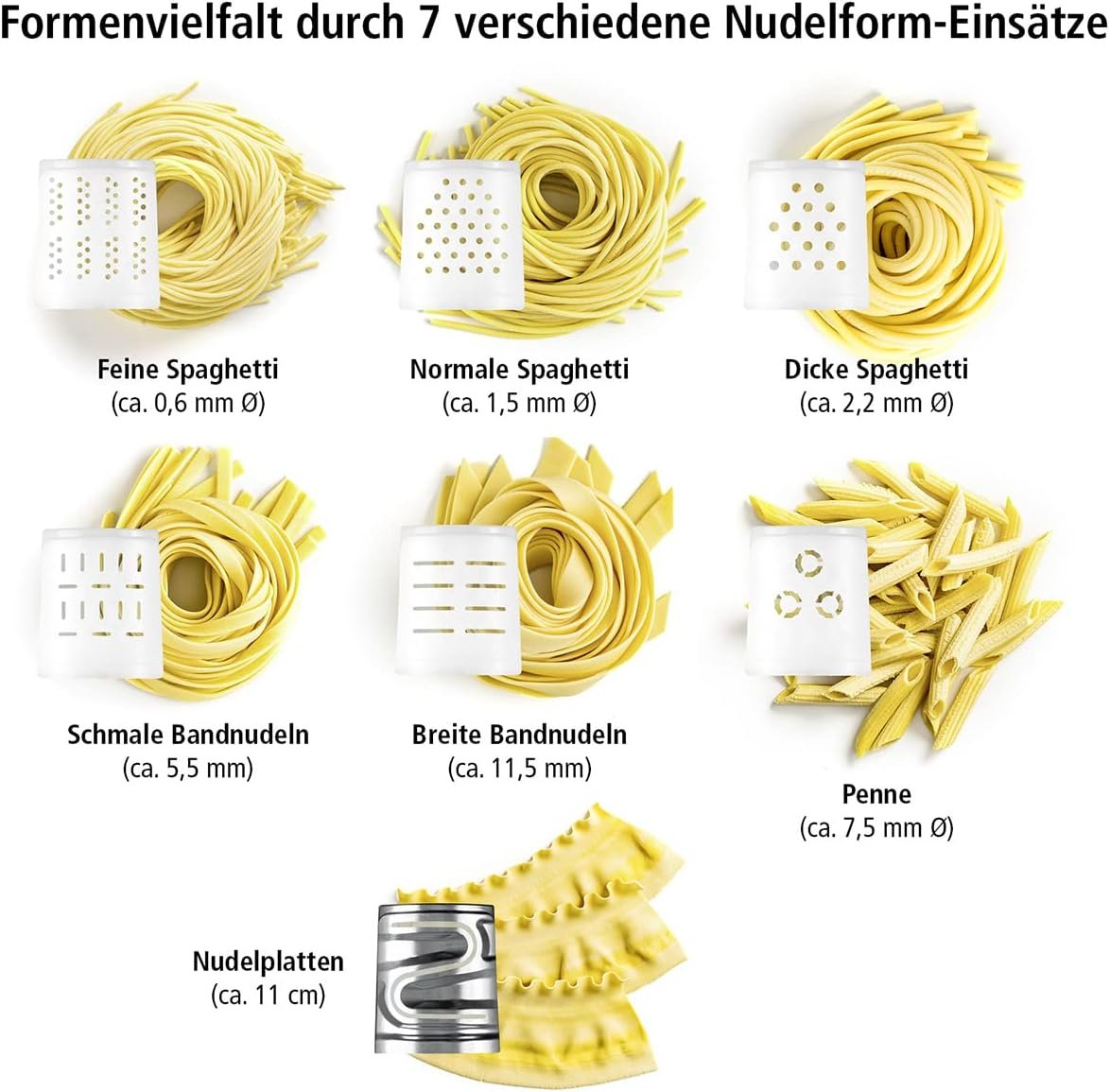 Уред за паста Rommelsbacher PM220 220W прясна паста прясно тесто месене и дозиране