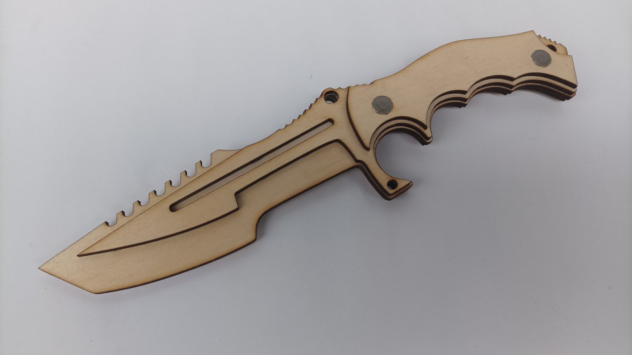 Дървен нож Командос SWAT 270002