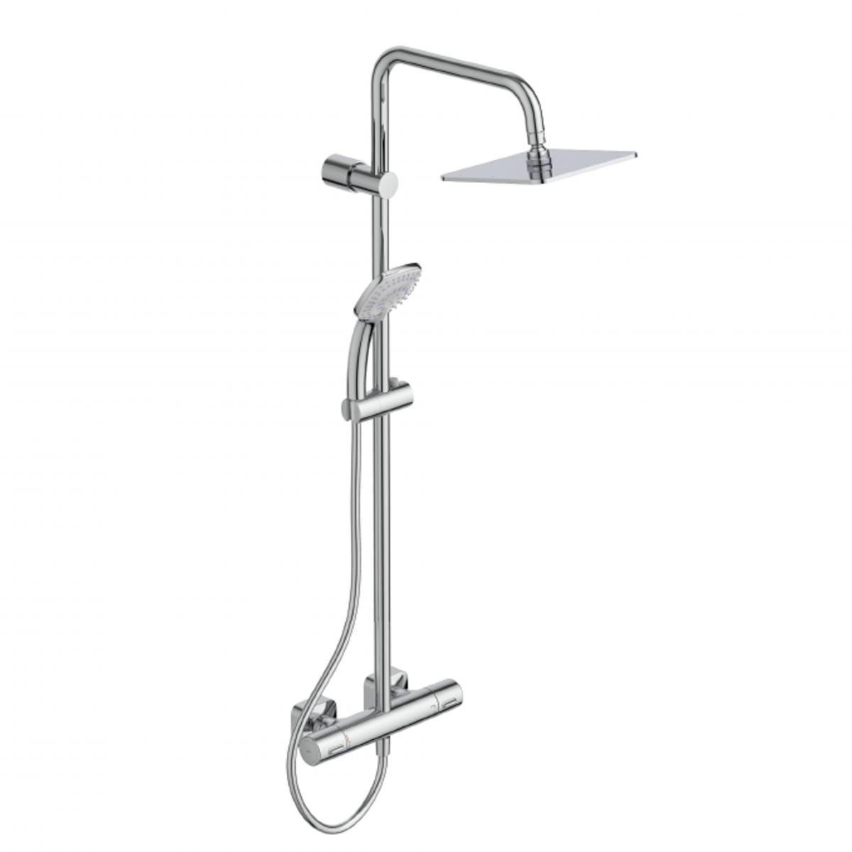 Душ система със стенен термостатен смесител OPTILINE T2000 | HomeMax ...
