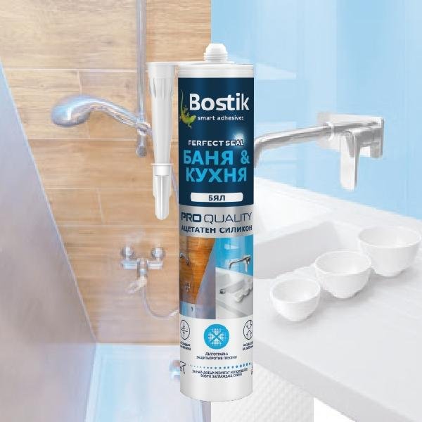 Силикон Кухни и Бани Бял 280 ml | HomeMax | Oferta.bg