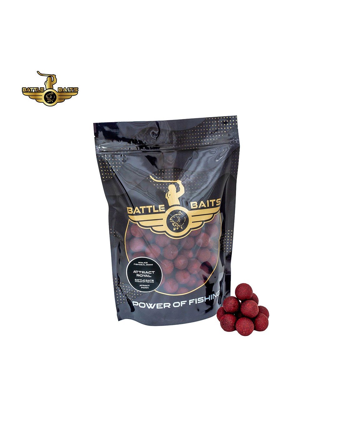 BATTLE BAITS Attract Royal 1kg 20mm протеинови топчета CarpFishing