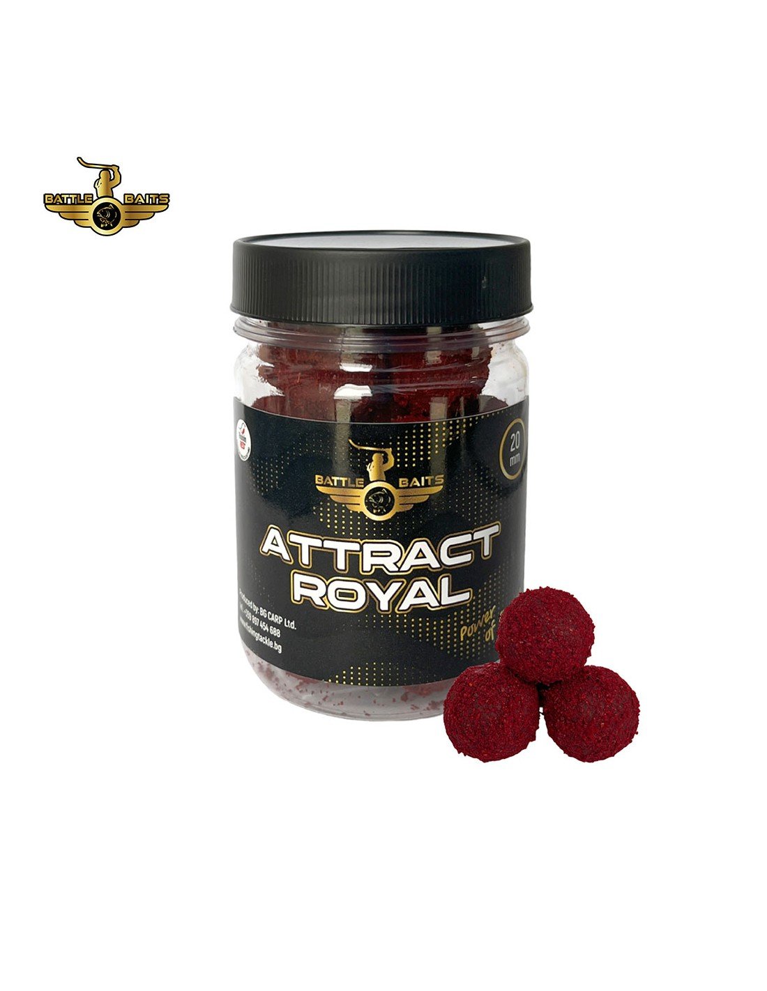 BATTLE BAITS Attract Royal 20mm 150g протеинови топчета CarpFishing