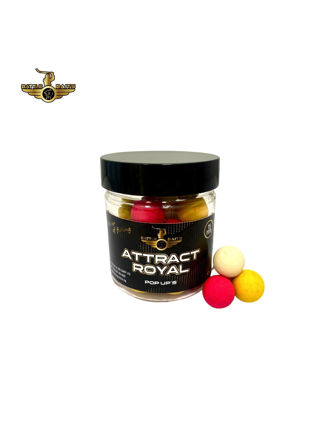 BATTLE BAITS Attract Royal 15mm поп ъп топчета CarpFishing mall