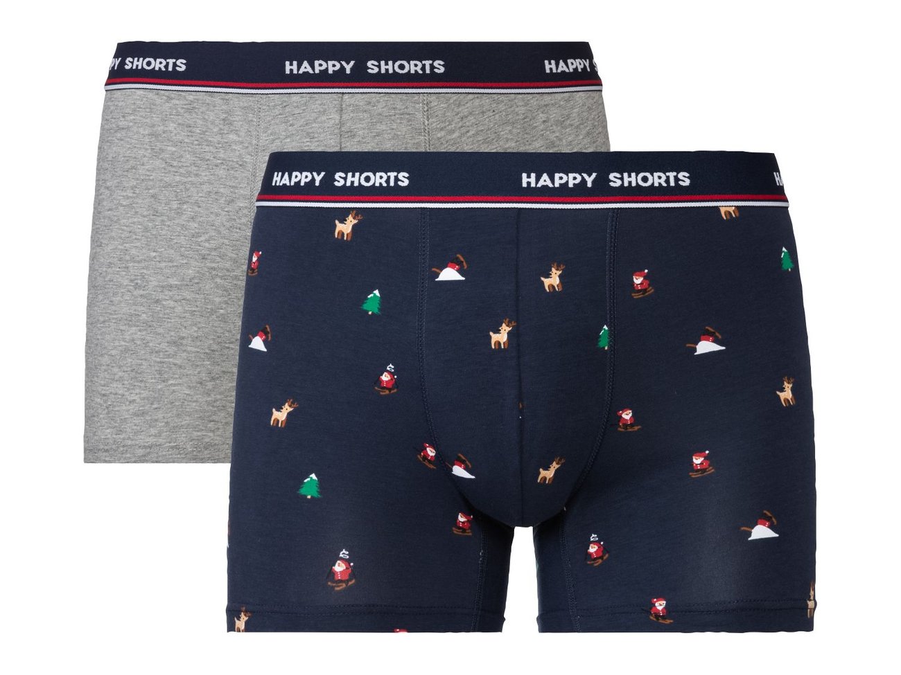 Happy Shorts Boxer americano da uomo, Oca - Goose, M