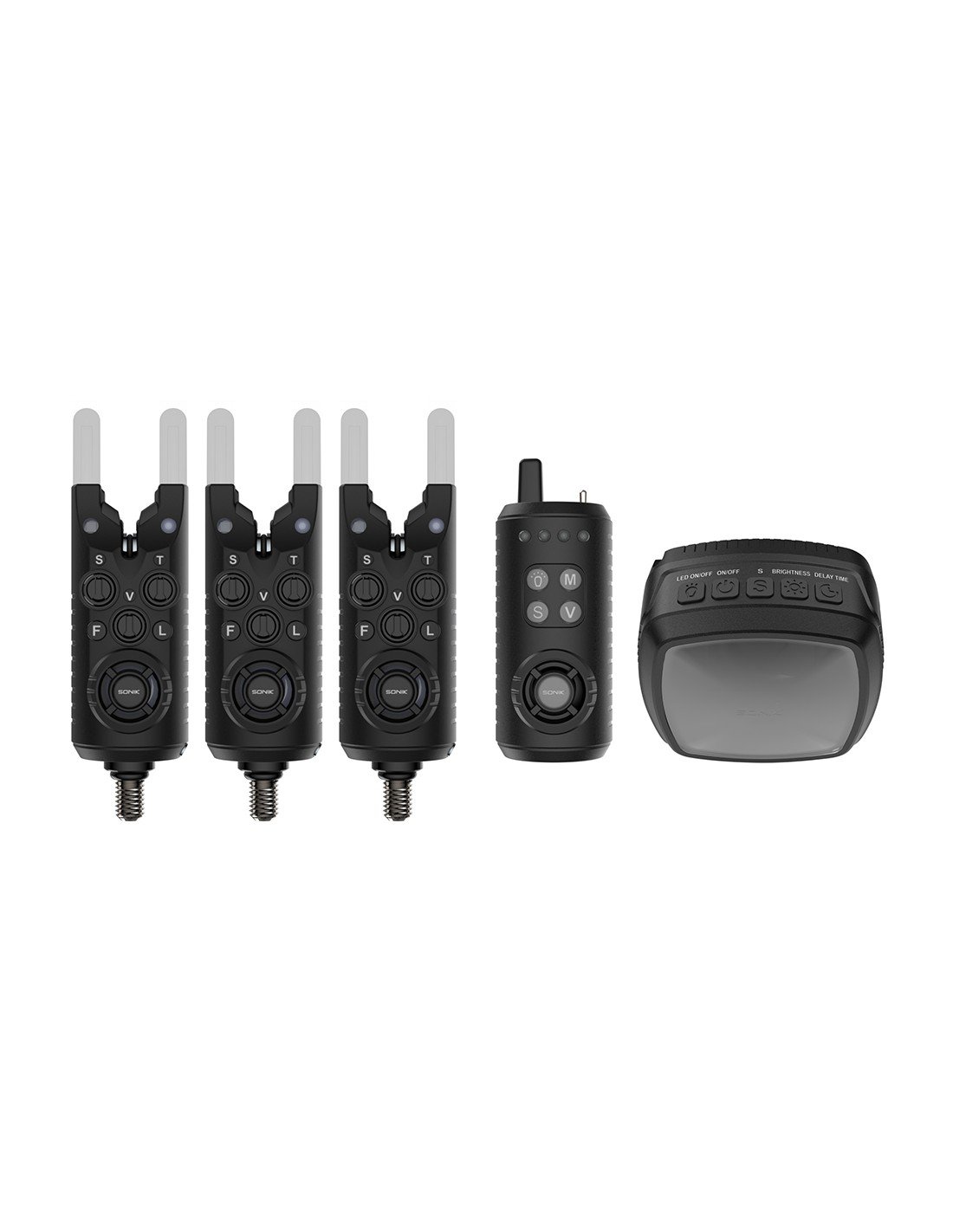 Sonik GIZMO2 Bite Alarm Set 3+1 сигнализатори + безплатна лампа