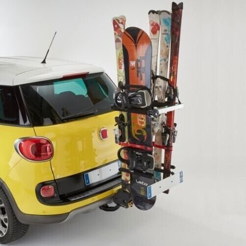 Стойка багажник за ски и сноуборд Мottez A022P Snowboard багажник за теглич за ски стойка за теглич 