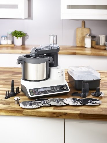 Кухненски робот Kenwood KCook Muti CCL401WH с функция за готвене 1500W 4.5л Мултикукър Готвене на пара Чопър 