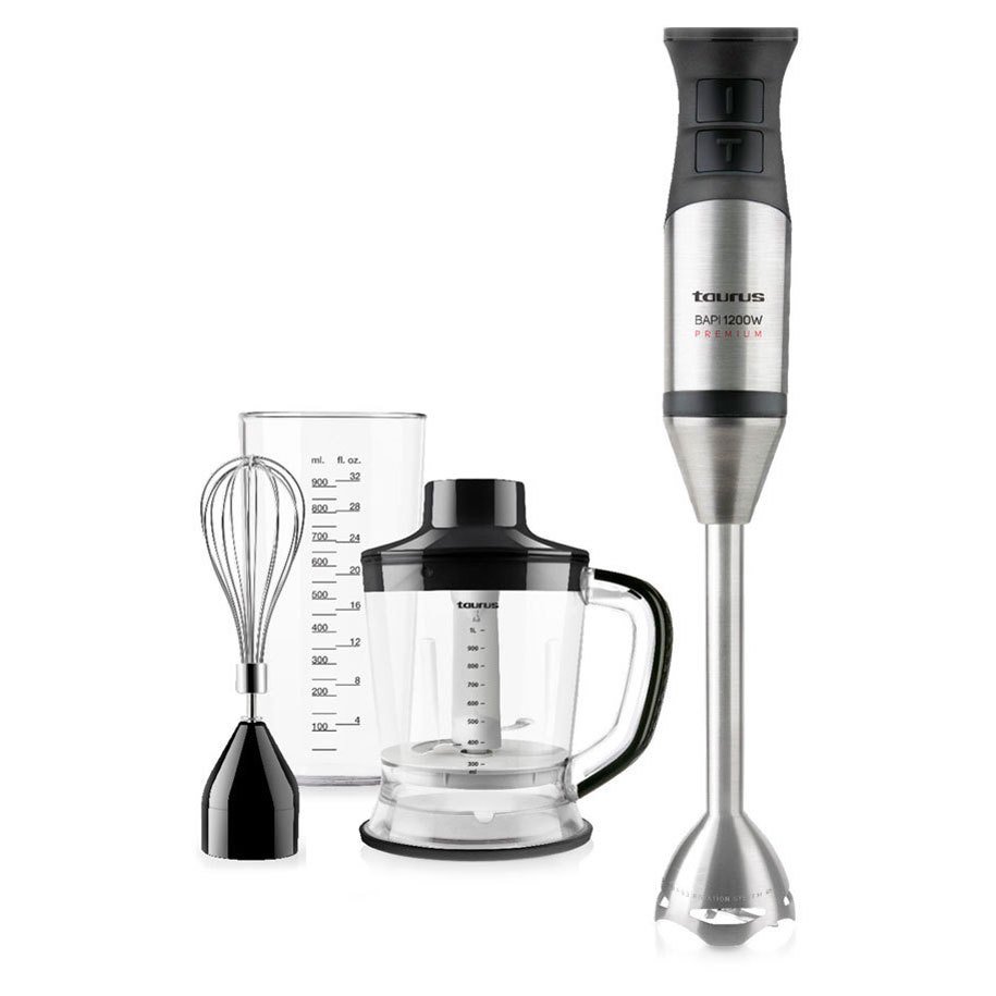 Taurus Bapi 1200 Plus Inox 0,7 L Frullatore ad immersione 1200 W Nero, Oro, Rosso, Acciaio inox | Leroy Merlin