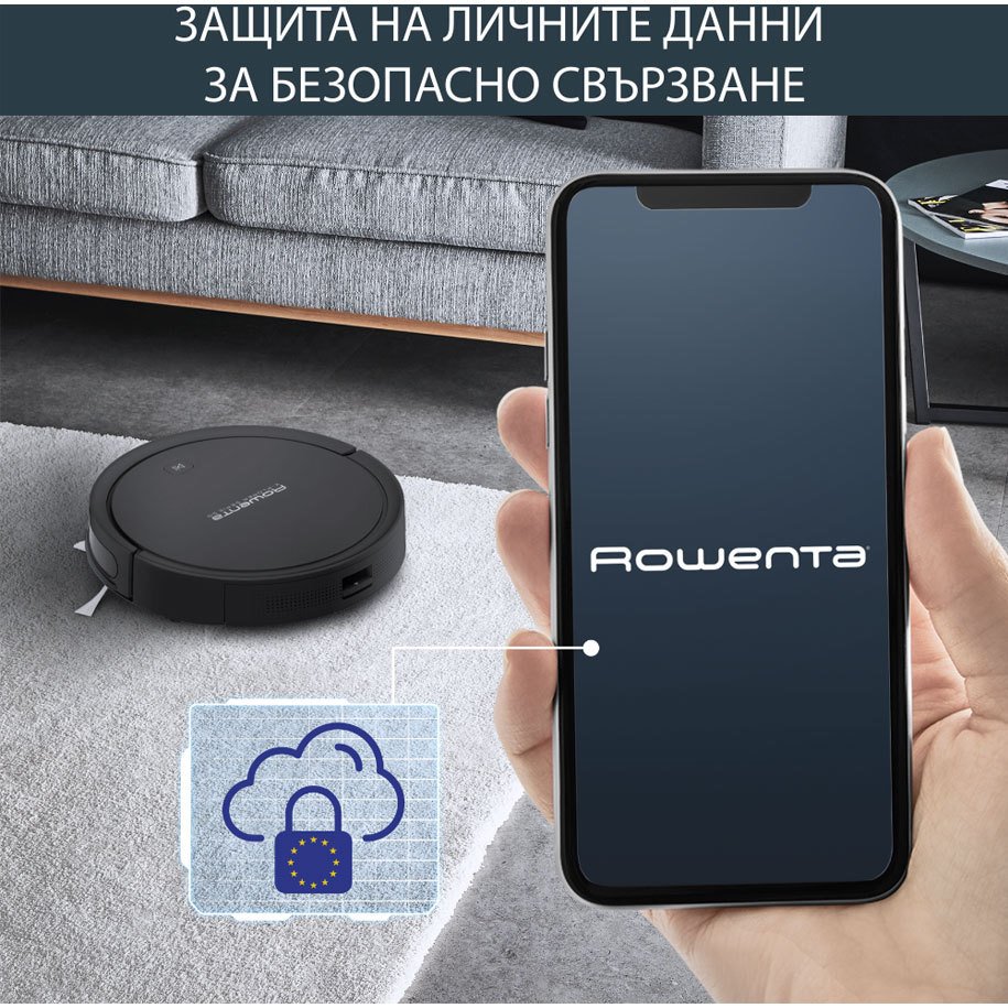 Прахосмукачка робот ROWENTA X-PLORER SERIE 50 RR7375WH ПОЧИСТВАНЕ С МОП ...
