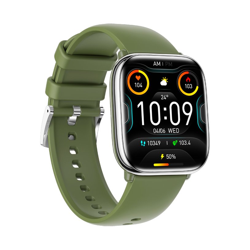 Смарт часовник MYPHONE WATCH PASTEL GREEN 35.5 MM, ПУЛСОМЕР, SPO2 ...