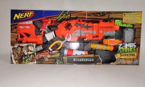 Nerf Zombie Scravenger Strike Blaster Hasbro E1754