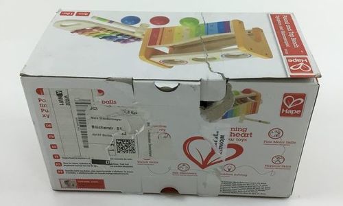 Дървен цветен ксилофон с чукче и топки Hape E0305