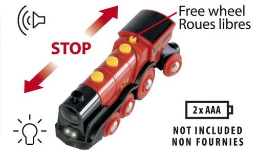 Електрически локомотив Brio 33592 Mighty red loco