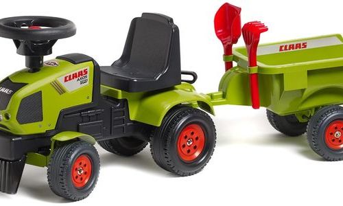 Детски трактор с ремарке Falk CLAAS 1012C за бутан