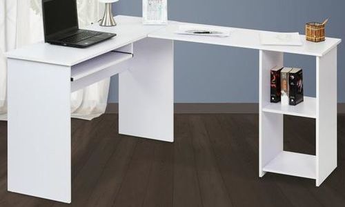 Дървено Ъглово бюро MIADOMODO SRTSH006A за компютъ | PromoMarket ...