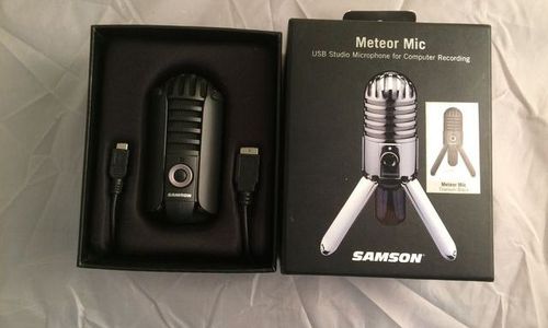 Микрофон Samson Meteor MIC USB Titanium black | PromoMarket | Oferta.bg